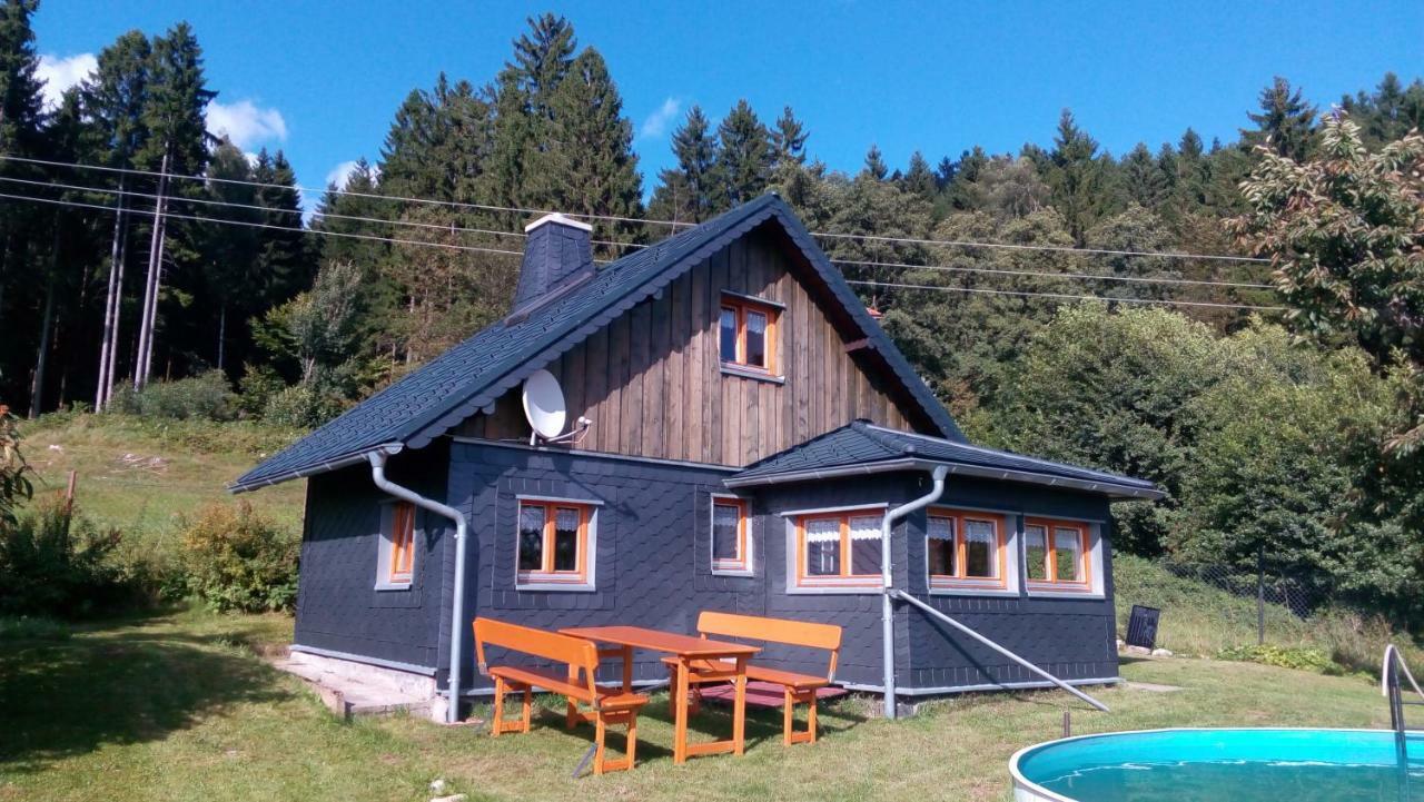 Vila Ferienhaeuschen Blessberg Schalkau Exteriér fotografie